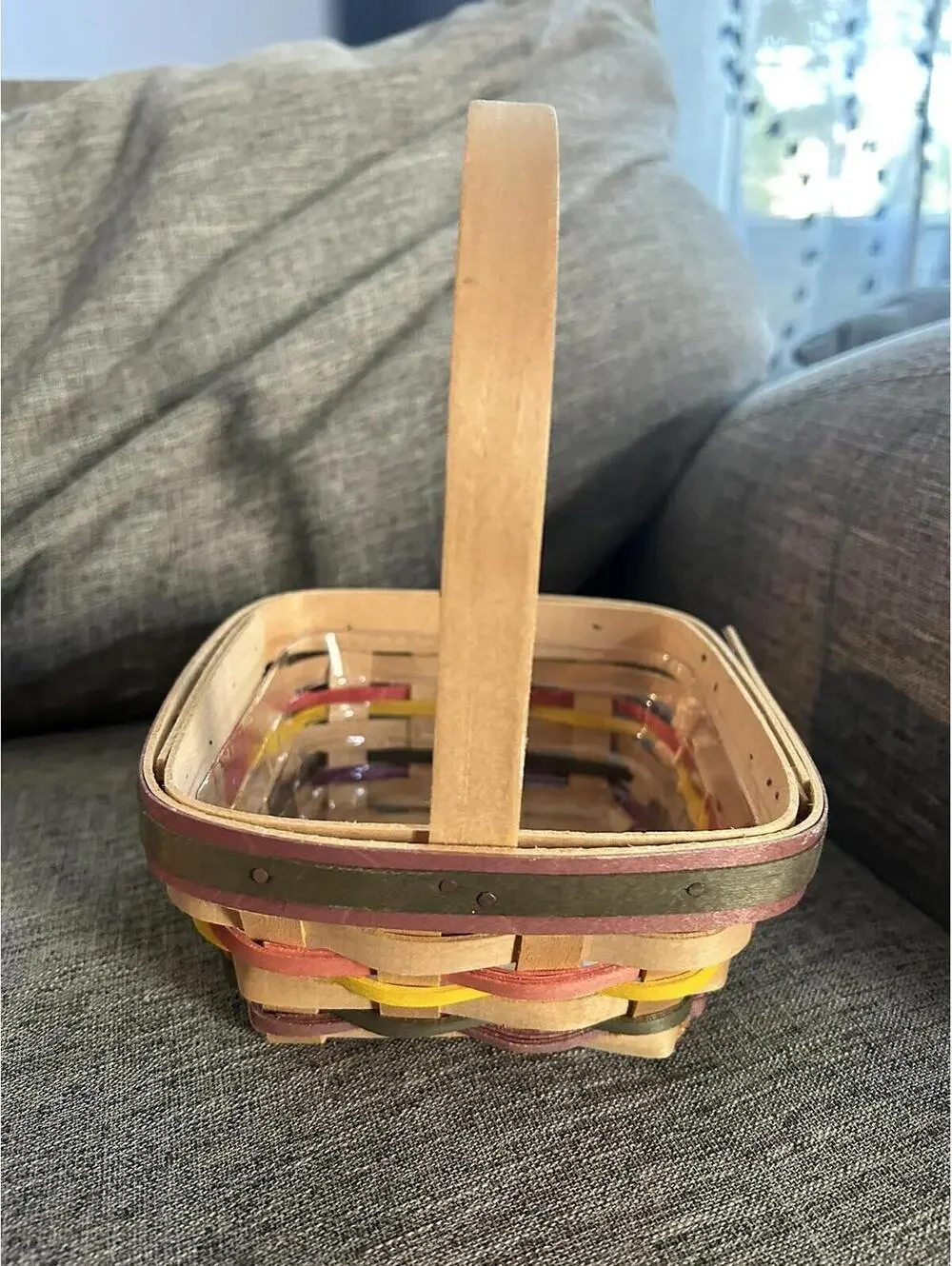 Longaberger Small Easter Basket 1998 Edition With Protector